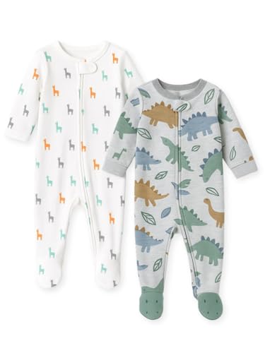Image of TuddyBuddy 100% Cotton Multi Color Zipper Romper Sleepsuit /Romper /Jumpsuit for Baby Boy & Baby Girl