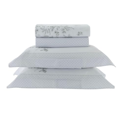 Jogo de Cama Queen 200 Fios Vida Bela Kacyumara 04 Peças Elegancy