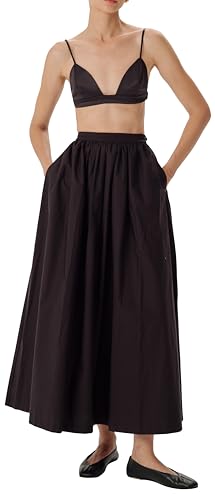 Ronny Kobo Women's Renza Cotton Poplin Skirt