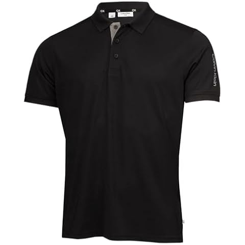 Calvin Klein Men's Black Golf Polo Shirt Cover