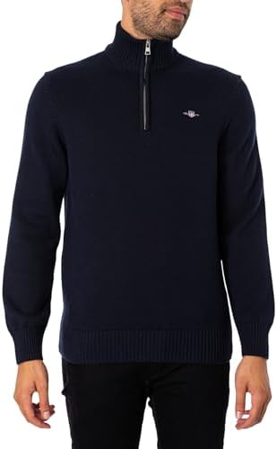 Gant Herren Casual Cotton Halfzip Pullover (1er Pack)