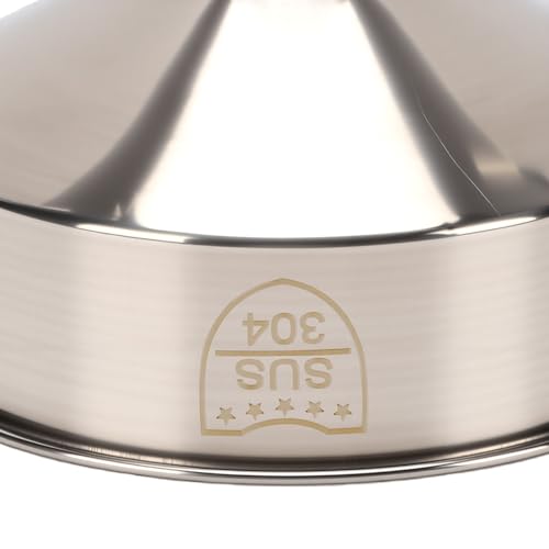 Embudo de acero inoxidable ASHATA de 5cm para traspasar líquidos sin manchas ni derrames 7