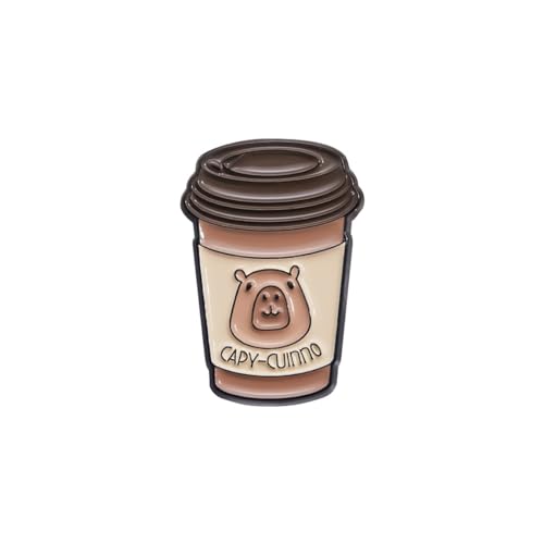 Image of Funny Capybara Brooch Gifts for Animal Lovers Enamel Pins