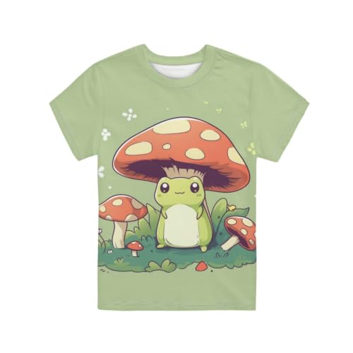 Image of Xhuibop Kids Tshirts Girls Boys 3-16 Years Summer Clothes for Teens Loose Fitting Tops
