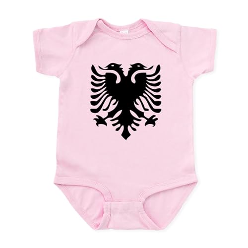CafePress Albanian Eagle Infant Bodysuit Cute Infant Bodysuit Baby Romper