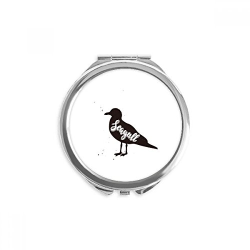 Espejo de bolsillo de gaviota DIYthinker, el accesorio de maquillaje portátil ideal