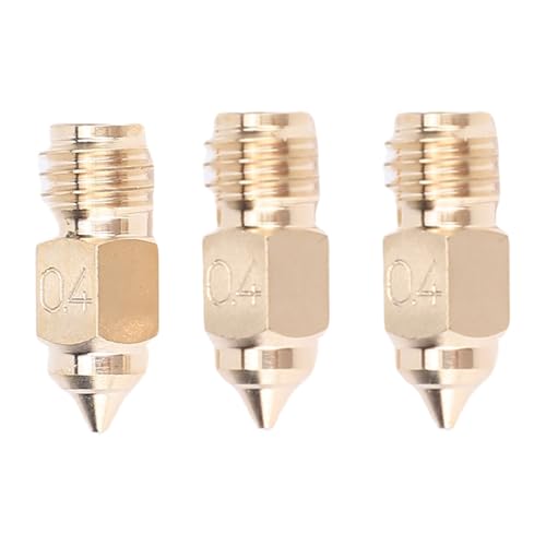 Generic Ender 5 Max 3D �v�����^�[�p�̐^�J 0.4mm �z�b�g�G���h �m�Y�������i�A������f�ނɑΉ����鍂�d�x�m�Y���A��������A�v���P�[�V�����p�� 3 ���j�b�g