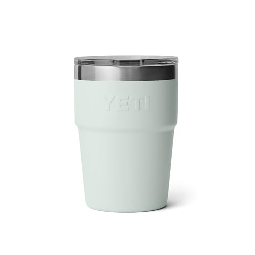 Image of YETI Rambler 16 oz Stackable Tumbler, Vacuum Insulated, Stainless Steel with MagSlider Lid | Stackable