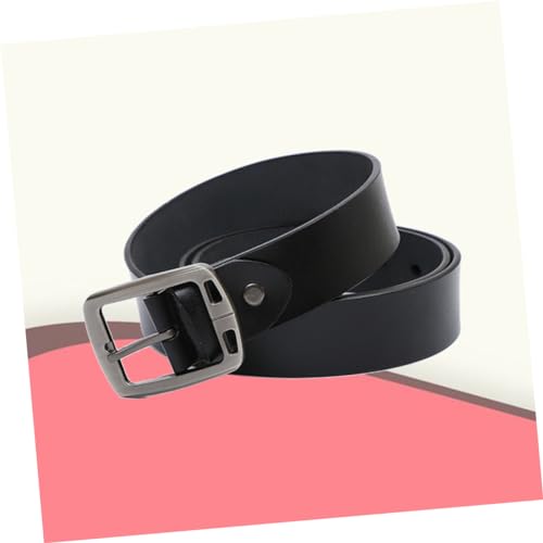 Retro Men Belt Genuine Leather Alloy Pin Buckle Stylish Minimalist for Jeans Dress3
