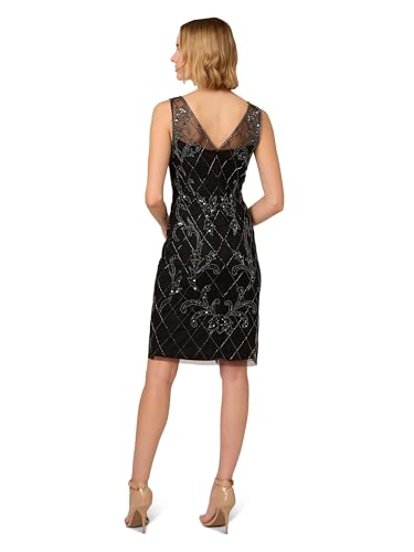 Image of Adrianna Papell Women's Beaded Sheath Dress