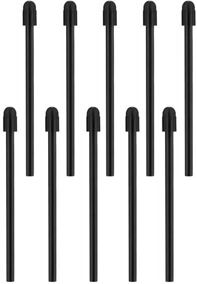 10pcs Marker Pen Tips/Nibs Soft for Max Lumi 2, Boox Pen 2 Pro, Note Air 2, Note Air 2 Plus, Nova Air C, Tab X Stylus Pen Replacement Nibs/Tips Soft (10pcs Black)