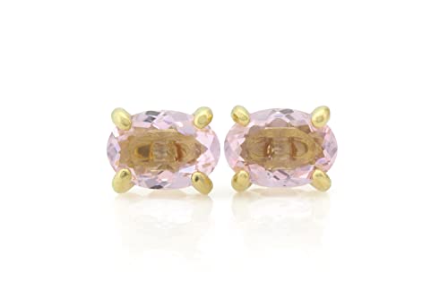 Boucles d'oreilles mariée en quartz rose et cristal pour un jour unique