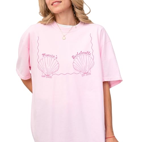 Custom Bachelorette Party Shirts - Matching Bridal Party Shirts - Gifts for Bach - Beach, Nautical, Coastal, Destination Trip