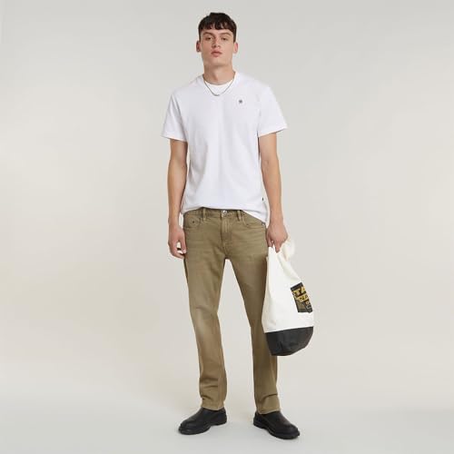 G-STAR Raw - Mens Mosa Straight Jeans, Color Renaissance Faded Shamrock Gd, Size: 40W x 34L4