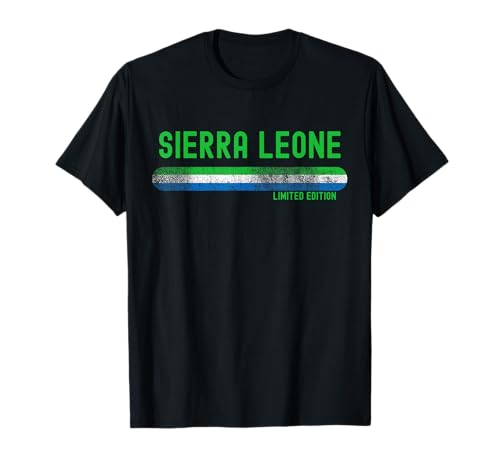 Sierra Leone Flag | Sierra Leonean Vintage Distressed T-Shirt