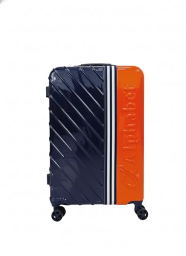 Image of Alphabet Promenade Hard Trolley Bag, Suitcase, (Orange /Navy, 28 inch)