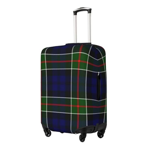 Clan Colquhoun Tartan Luggage Cover, Protective Washable Suitcase Cover - Travel Fashion Elastic Suitcase Protector Medium2