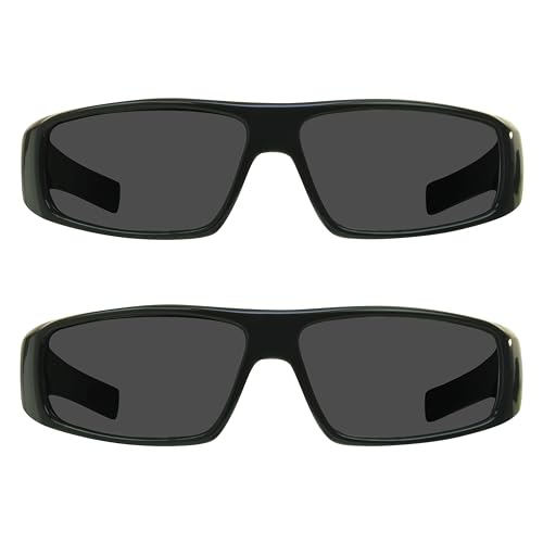 Image of proSPORT FULL LENS READING Sunglasses Wrap Around Sun Readers Rectangular Men Large Fit +100 to - NOT BIFOCAL