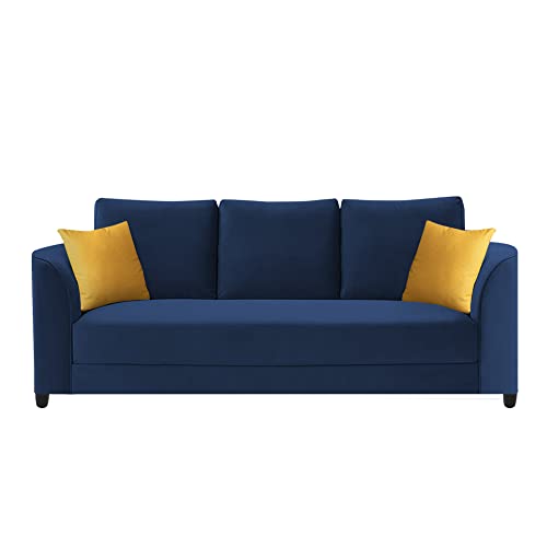 Image of Francis 3 Seater Sofa Set for Living Room (Blue Fabric)
