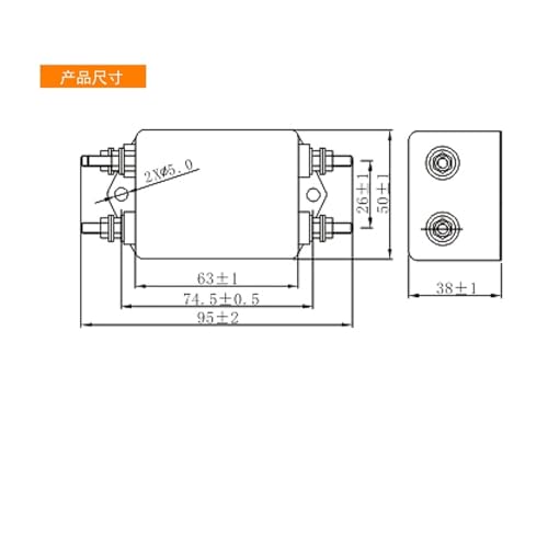 Filtre d'alimentation type à vis CW4EL2-30A-S monophasé haute performance - 2