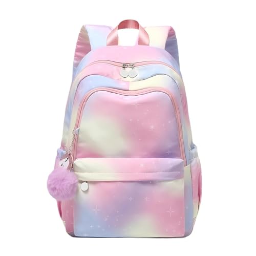 Lengender Sac à Dos Scolaire pour Filles, Enfant Sac Ecole Primaire Cartables Sac Arc en Ciel...