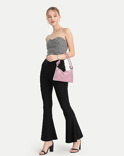 Image of YUWITA Sparkly Rhinestone Purse Evening Bag, Clutch Purses for Women Going Out Dressy Small Handbag