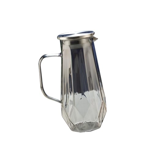 Cabilock Multi Functional Glass Water Kettle Elegant Household Carafe for Juice Tea Milk Beverages Pitcher for Home Office Use