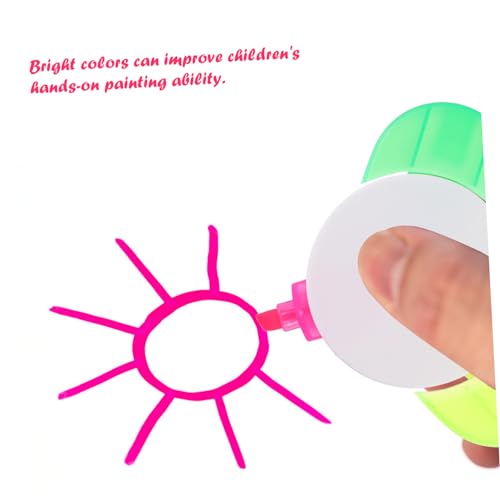 Surligneurs fluorescents DOITOOL pointe biseautée pour marqueurs de bureau - 7