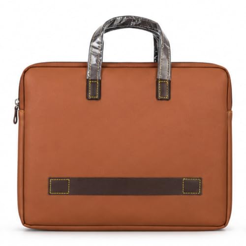 Image of Royal Vegan Leather Laptop Bag for Unisex | Expandable Office Briefcase Fits up to 16-Inch Laptop | Multi-Compartment Organizer | Professional Office, Travel & Daily Use