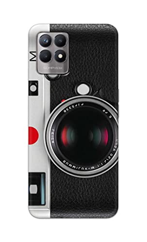 Image of Printed Hard Back Cover Case for Realme Narzo 50 4G Back Cover (Vintage Camera) -1302