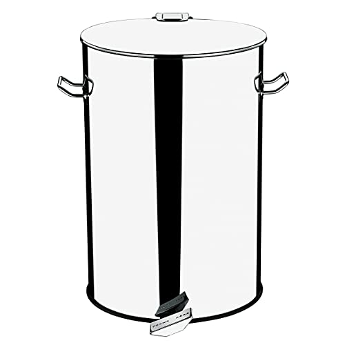 Lixeira Inox Pedal Abre E Fecha 110 L Decorline Inox