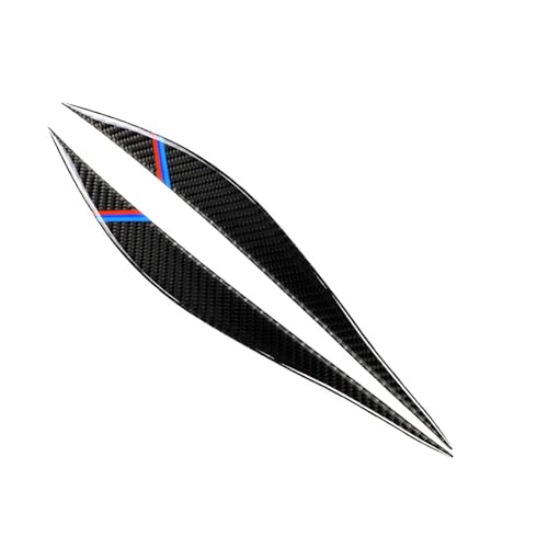 Sourcils de phare BMW F30 en carbone (Lot de 2) - Paupières type 2 2013-2015