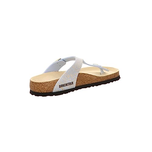 Image of Birkenstock Gizeh Dusty Blue Microfiber Adult Slides Sandals