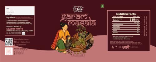 Image of LILA DRY FRUITS Garam Masala 100 Grams Whole Spices Blend for Everyday Cooking