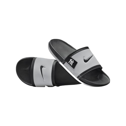 Nike Offcourt (New York Yankees) Offcourt Slides (FN4487-001, Wolf Grey/Dark Smoke Grey/Pitch Blue)