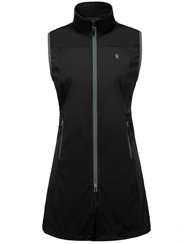 Little Donkey Andy Women's Lightweight Softshell Vest, Windproof Sleeveless Jacket for Running Hiking Travel2