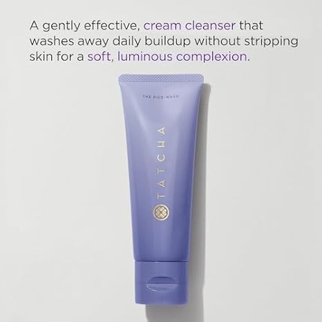 TATCHA The Rice Wash, Travel-Sized | Soft Cream Facial Cleanser - Wash Away Buildup Without Stripping Skin For A Soft, Luminous Complexion | 50 ml/ 1.7 fl. oz. - Image 4