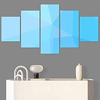 SIGNWIN 5 Panel Canvas Wall Art Modern Art Contemporary Dramatic Geometric Mixed Media Multicolor Patterns for Home Decorations Ready to Hang - 60