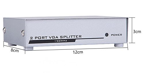 Amazon.co.jp: ES-Tune VGA分配器 ディスプレイスプリッタ 1入力2出力