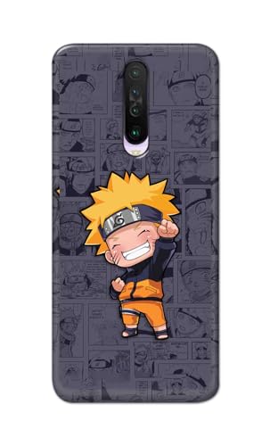 Image of PRINTFIDAA Plastic Printed Hard Back Cover Case For Mi Poco X2 Back Cover (Famous Anime Cartoon Character) -112, Multicolor