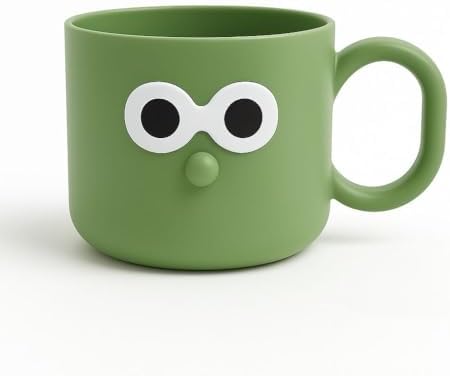 Caneca Infantil 300ml com Olhinhos Divertidos, Plástico Resistent...