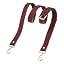 Burgundy, Gold Buckle