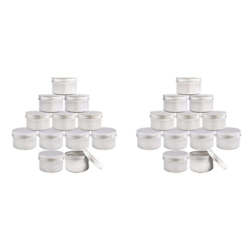 Bougie Tins 4oz pour fabrication de bougies artisanales et stockage avec couvercles en métal