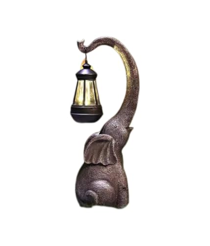 Giawkca ソーラーライト ガーデンライト ガーデニングライト LEDランタン センサーライト ベランダライト ムードランプ 置物ライト 庭園灯 パネル搭載 ウォーターフォール 太陽光充電 無線 電池不要 省エネ 自動点灯/消灯 暖色 雰囲気作り かわ