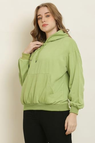 Image of CANIDAE Women's Sweatshirt & Hoodies, Fleece Material Full Sleeves, Women Winter Wear, Hooded Neck Regular Fit Long Sleeve Womens Sweatshirt || Small to 12XL || Plus Sizes ||