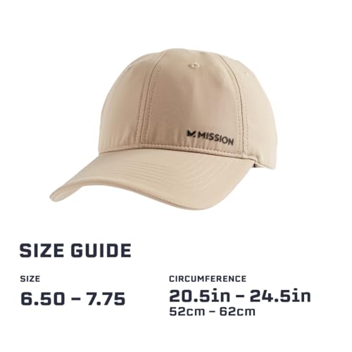 Image of MISSION Cooling Performance Hat, Unstructured Low-Profile Adjustable Fit - UPF 50 - for Running, Workouts & Outdoors
