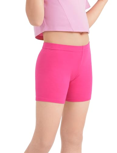 Image of Somaibo 3 Pack Girls Bike Shorts Kids Cartwheel Under Dress Cotton Short | Girl Biker Shorts Dance Tumble Gymnastic Short