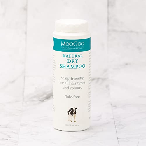 Moogoo Dry Shampoo - A Waterless Cleanser For All Hair Types, Lengths & Colors - Best Non-Aerosol Dry Shampoo Powder - Vegan, Cruelty-Free, And Talc-Free Formula For Cleaning, Refreshing & Volumizing #TOP3