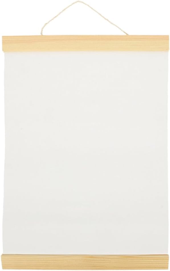 SHINEOFI Double-Sided Cotton Oil Canvas 19.7X15.75 Inch Unprimed Painting Sheet for Diy Kids Art Acrylic Watercolor Drawing and Home Wall Decor