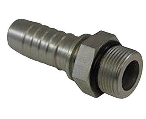 Image of Gates 169-2000-1212 GlobalSpiral Series Couplings, Male O-Ring Boss, 3 /4 inch ID